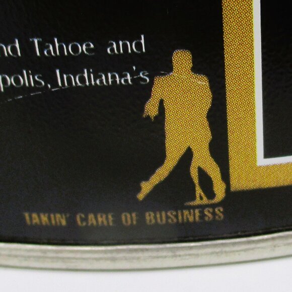 Elvis Presley Tin "The Sun Never Sets On A Legend" Black/Gold 2015 Edition 1970s - Picture 5 of 7